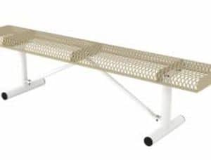 6′ Rolled Standard Bench without Back, Portable