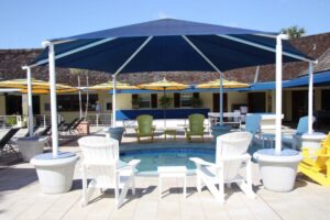 38′ 12′ Height -INGROUND – WITH GLIDE- HEXAGON