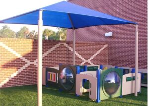36X36 8′ Entry Ht., Square Shade- Glide Elbow