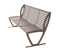 6′ Zion with Back without Armrests, Portable/Surface Mount