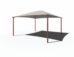 22×22 8′ Height -SURFACE MOUNT – NO GLIDE- SQUARE